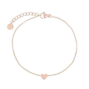 Rose Gold Heart Bracelet