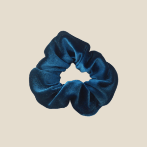 Blue Velvet Scrunchie