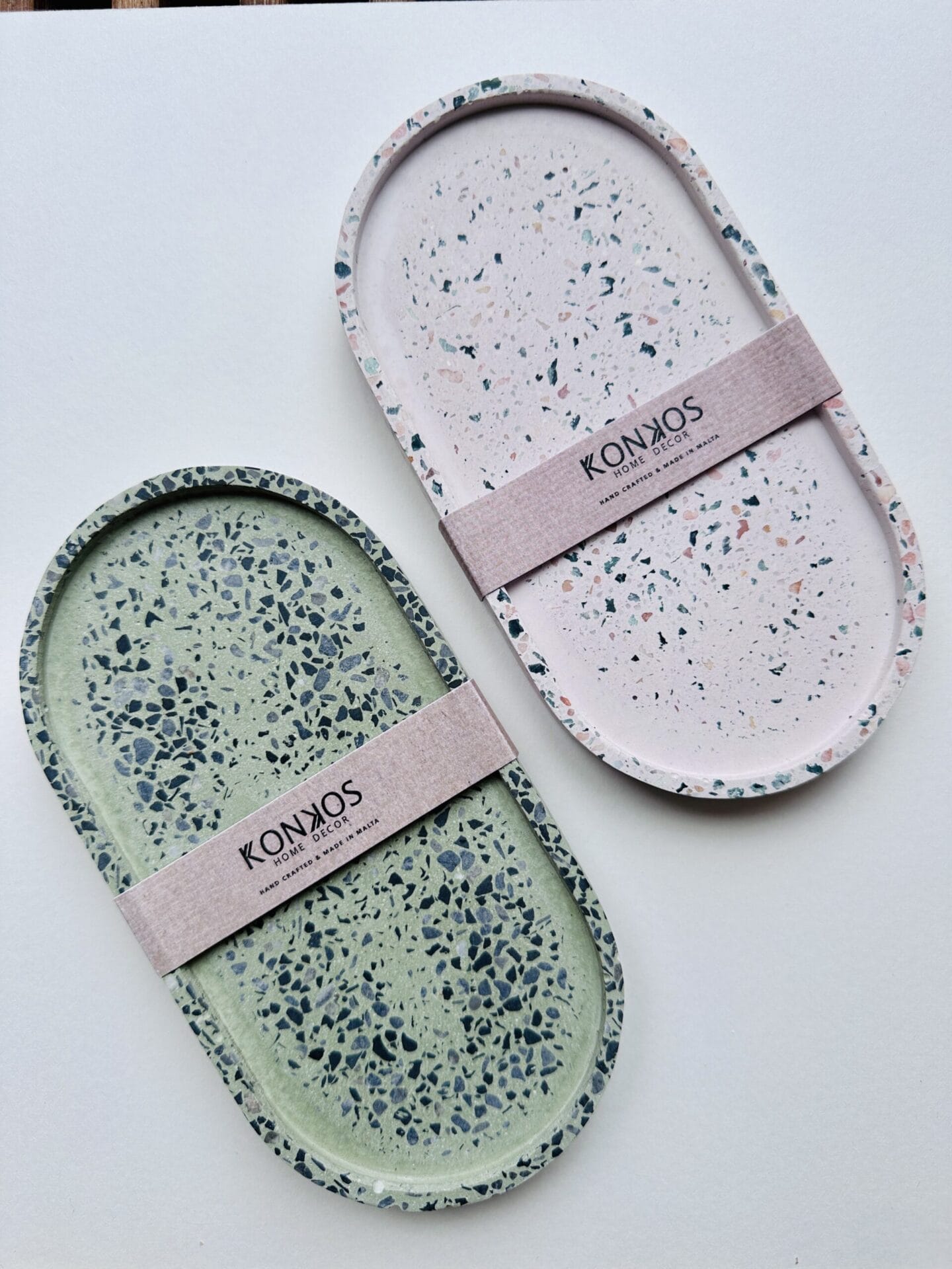 Light Pink/Subtle Terrazzo Trinket Tray