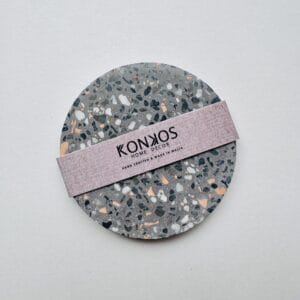 Black/Grey Terazzo Coaster