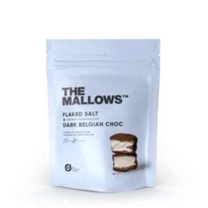 Flaked Salt and Belgian Dark Choc Marshmallows