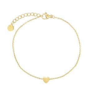 Gold Heart Bracelet