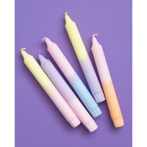 Pastel Taper Candle
